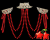 Ruby Epaulet Pearls