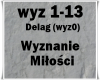 Wyznanie Milosci