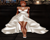 {RS} CREAM SATIN GOWN