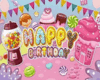 CandyLand Pool Birthday