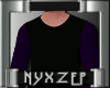 Black Purple Sweater