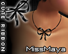 [M] Cute Ribbon Necklace