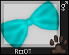 !R; Back Bow Teal