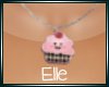 lEl Cupcake Necklace