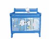 BABY SNOOPY BLUE CRIB