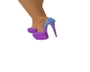 Purple and Blue heels