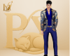 PY Blue Gold Suit