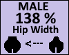 Hip Scaler 138% Male