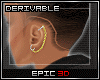 [3D]*Dev*Earring Chn L|M