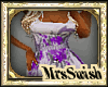 purple flower dress pf