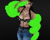 *Sexy Green Fur Boa