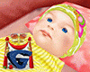 Infant bed baby animated