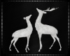 Winter White Deer Decor