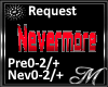 Nevermore Light Request