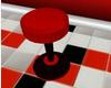 ~TQ~red bar stool