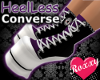 HeelLess Converse Purple