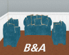 [BA] Teal Magic Sofa
