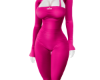 alo bodysuit pink