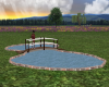 Pond and bridge