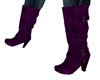 PURPLE BUCKLE BOOTS