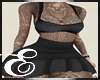 BLACK MINI DRESS INKED *