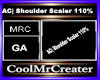 AC Shoulder Scaler 110%