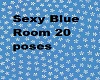 Sexy Blue Room 20 poses