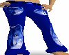 Blue wolf pants