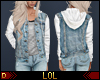 ●lol●Denim Hoodie