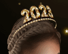 New year 2023 Tiara gold