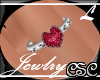 {CSC} Ruby Heart Ring LI