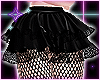 Skirt + Fishnets Black