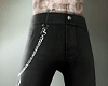 inc. Black Pants + Chain