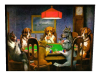 Dogs Playing Cards Art