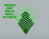 (AL)Green Deco Sconce