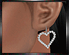 E* Heart Earrings