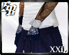 Navy sweat shorts XXL