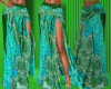 Bohemian Green Skirt