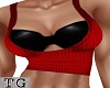 Red Cleo Top