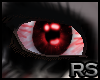 ; scratched red eyes
