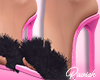 Babygirl Pink Fur Heels
