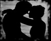 Silhouette Couple Kiss