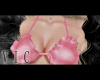 Ruffled Pink Bra