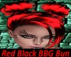 red black bbg bun