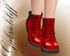 Red Ankle Boots
