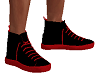 red black sneakers M