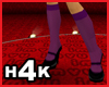 H4K - Knee Socks Purple