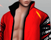 Red Jacket. Off White