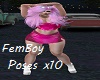 Femboy Poses x10