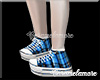 School Girl Blue Shoe